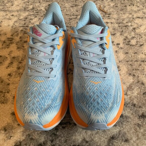 Hoka One One Clifton 9 Sunset Women’s Running Shoes Sizes 5,5.5, 6, 6.5, 7, 7.5 - Picture 2 of 5